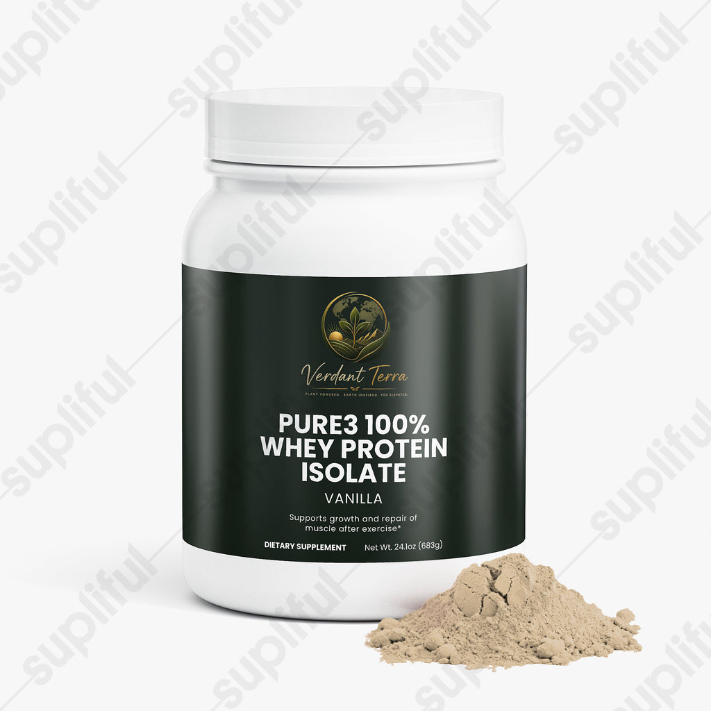 Pure3 100% Whey Protein Isolate (Vanilla)