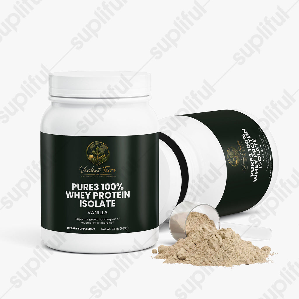 Pure3 100% Whey Protein Isolate (Vanilla)